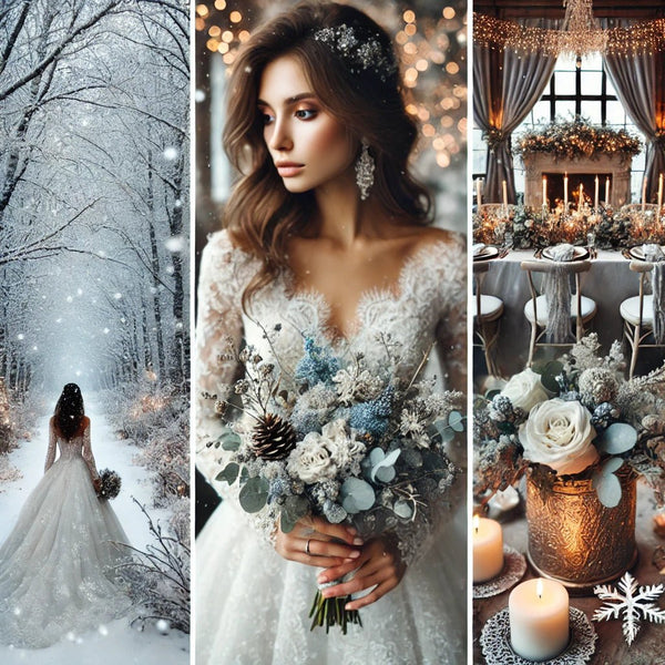 ❄️ Mariage d’Hiver : Un Thème Enchanté et Élégant pour Votre Grand Jour ❄️ - AM LUX COUTURE 