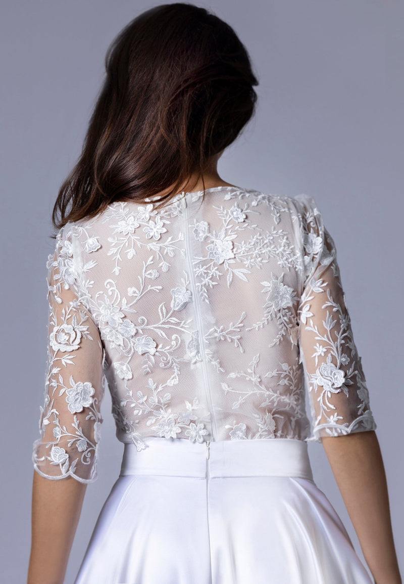 Body de mariage - ADÈLE - AM LUX COUTURE
