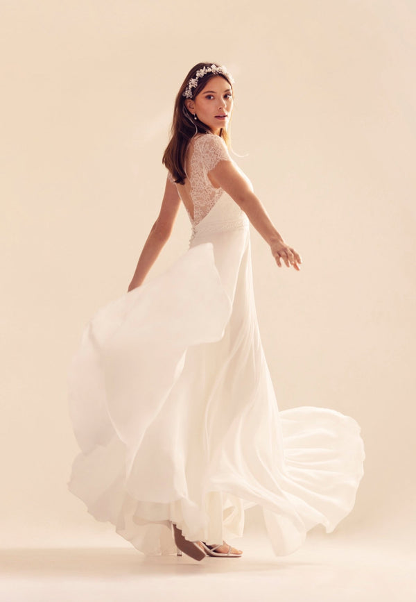robe de mariée bohème - ÉLISABETH - AM LUX COUTURE