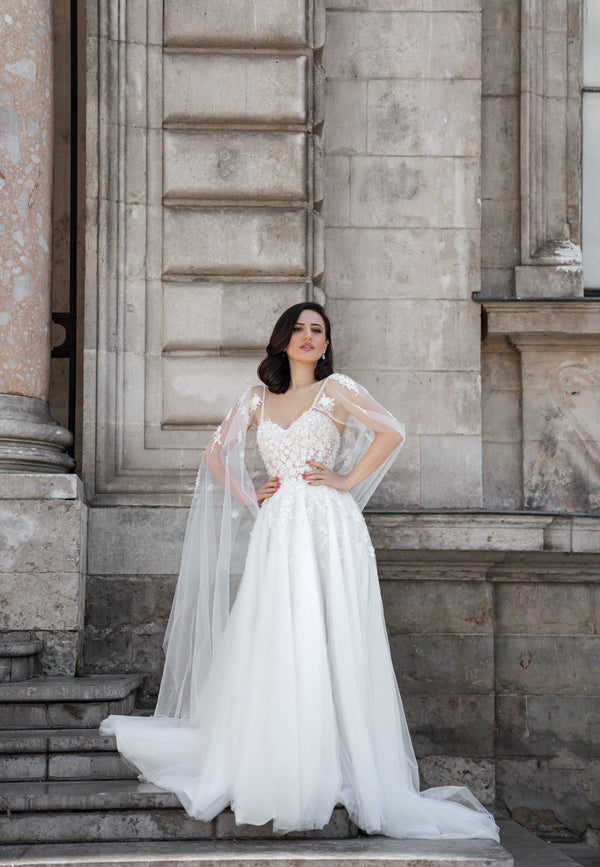 Robe de Mariée Princesse Cléopâtre – Élégance et Grandeur à Lyon - AM LUX COUTURE