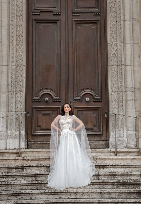 Robe de Mariée Princesse Flora – Luxe et Raffinement à Lyon - AM LUX COUTURE