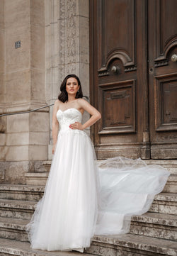 robes de mariée princesse - Aurore - AM LUX COUTURE