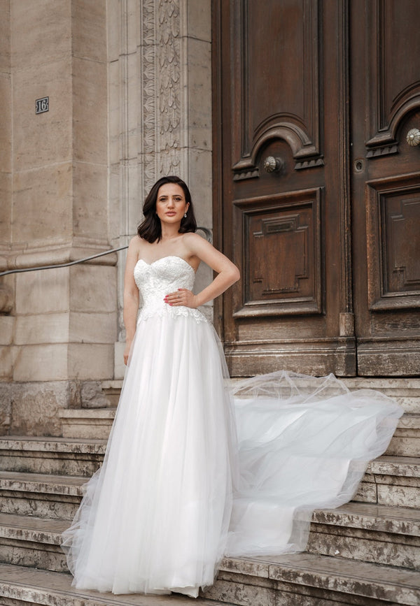 robes de mariée princesse - Aurore - AM LUX COUTURE