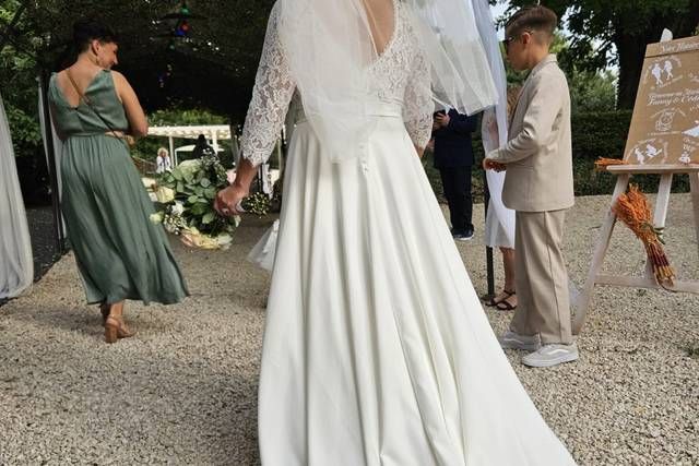 Robe de mariée AM Lux Couture, photo transmise par Fanny