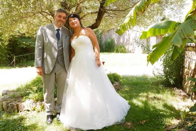 Robe de mariée AM Lux Couture, photo transmise par Déborah